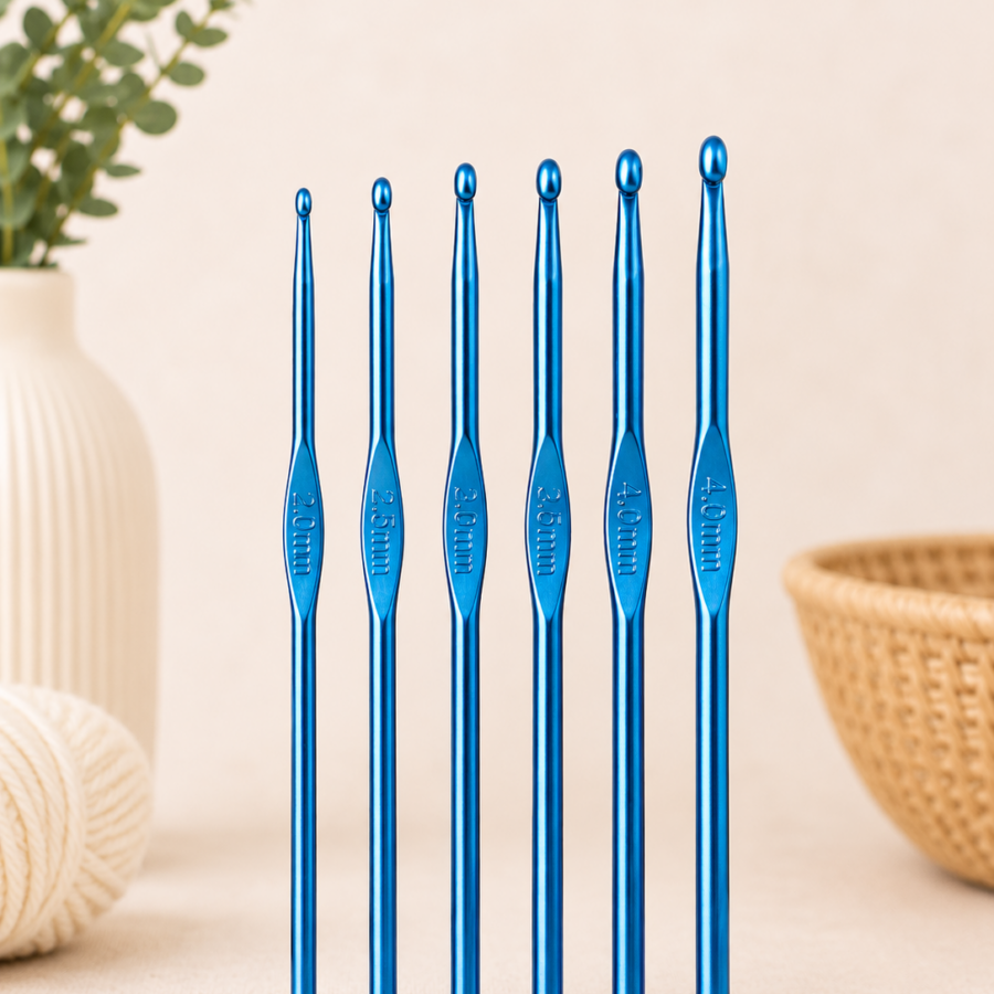 Wilson & Maclagan Crochet Hooks Aluminium